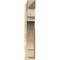 Ekena Millwork Merced Rough Sawn Arts and Crafts Outlooker, Douglas Fir, 6"W x 28"D x 32"H OUT06X28X32MRC03RDF - alternate 3